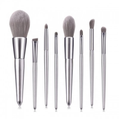 New Product High Quality 8 Pieces Nylon Hair Make Up Brushes Set